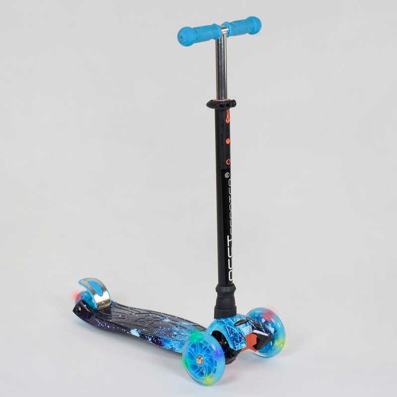 

Самокат А 24656 /779-1305 MAXI "Best Scooter" (1) пластмассовый, 4 колеса PU, СВЕТ, трубка руля алюминиевая, d=12см, в коробке