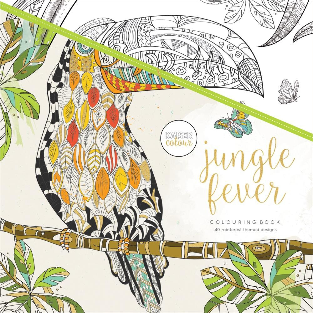 

Раскрасска KaiserColour Perfect Bound Coloring Book 21см, Jungle Fever