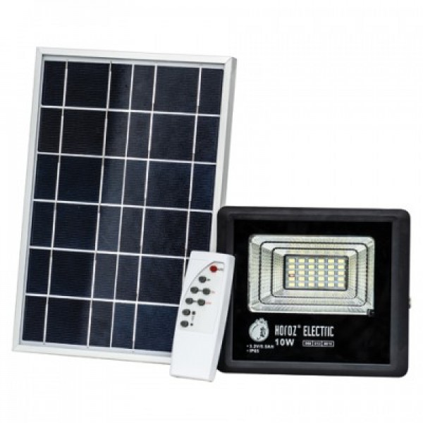 

Прожектор светодиодный на солнечной батарее Horoz Electric TIGER-10 10W 6400K (068-012-0010-010)