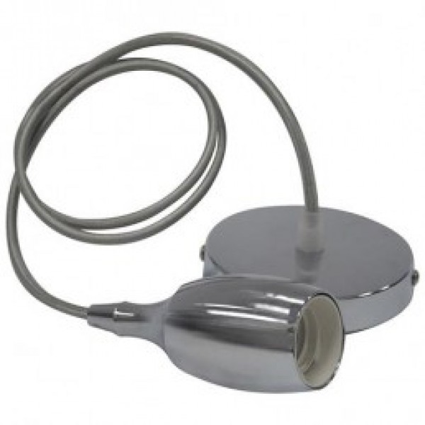 

Светильник подвесной Horoz Electric WEBER Е27 хром (021 008 0001)