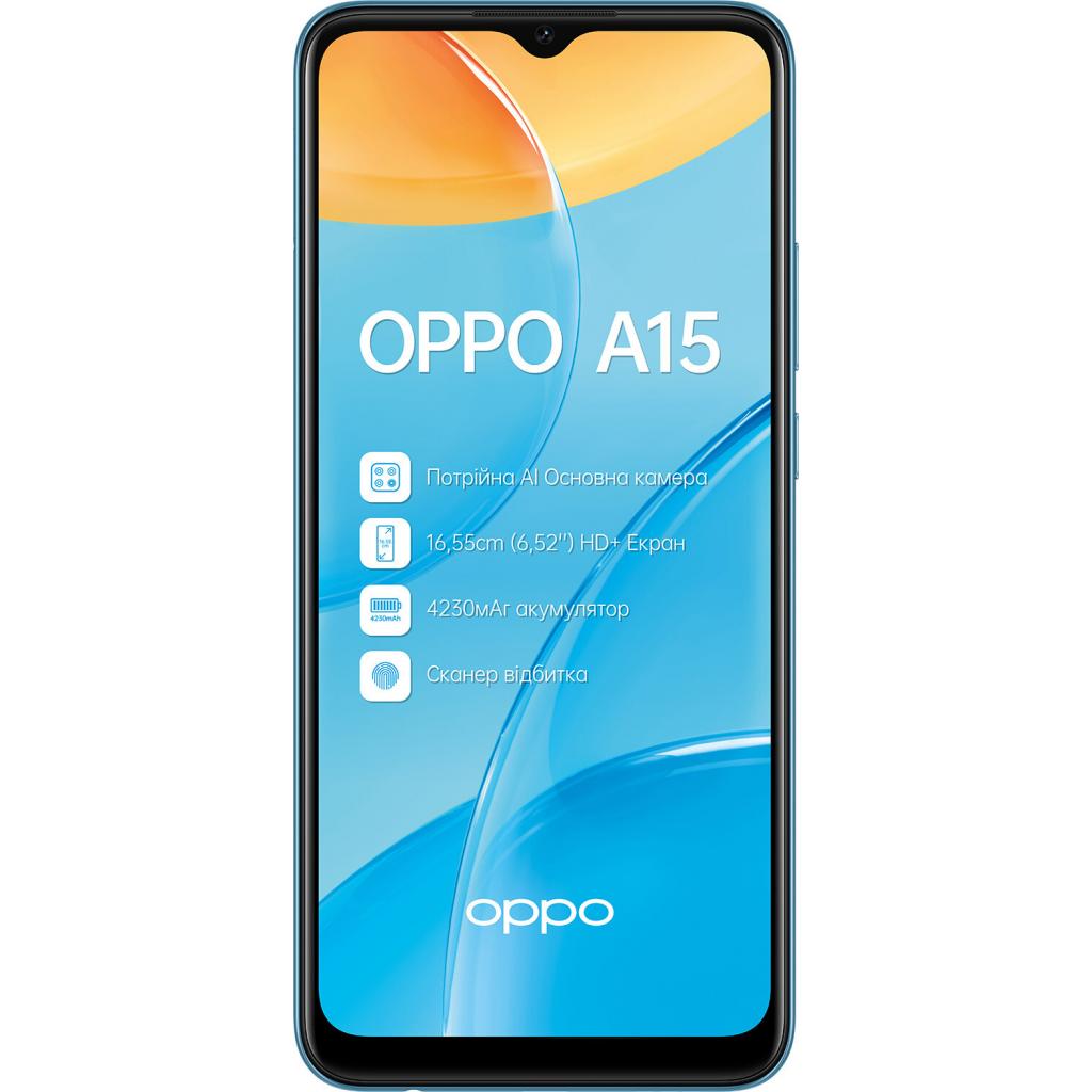 

Мобильный телефон Oppo A15 2/32GB Mystery Blue (OFCPH2185_BLUE_2/32)