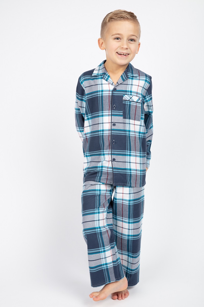 

Пижама для мальчика Cyberjammies Lewis 6613 8-9 yrs/134 см Синий в клетку