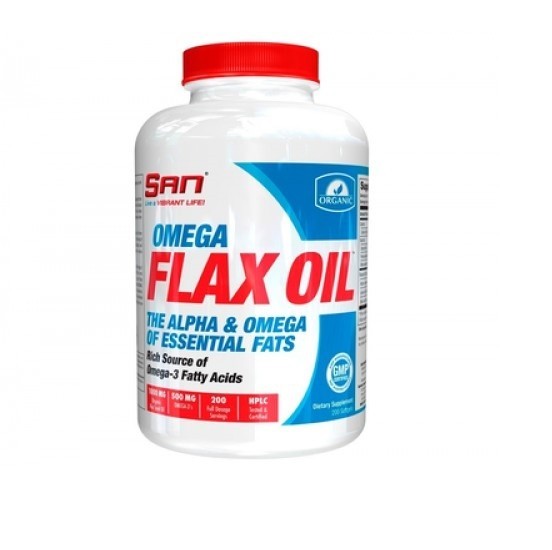 

Жирные кислоты SAN Omega Flax Oil 200 Softgels