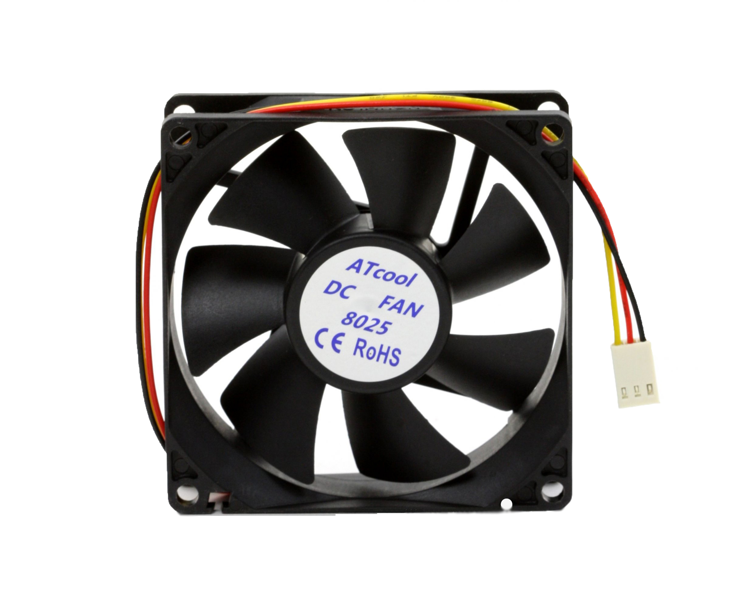 

Вентилятор 80 mm Atcom 8025 DC sleeve fan 3pin - 80*80*25мм (10496)