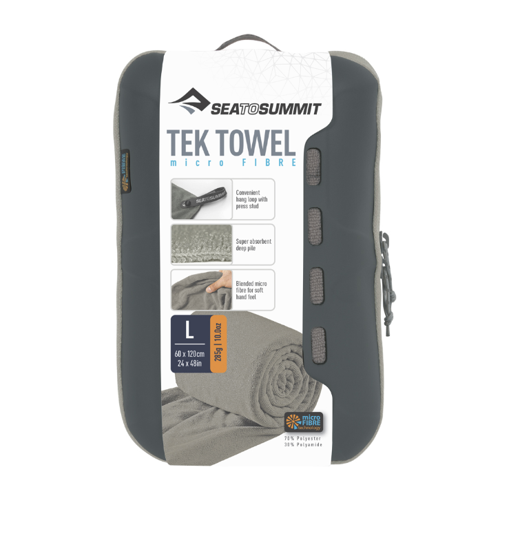 

Полотенце Sea to Summit Tek Towel L 60x120 cm Grey (STS ATTTEKLGY)