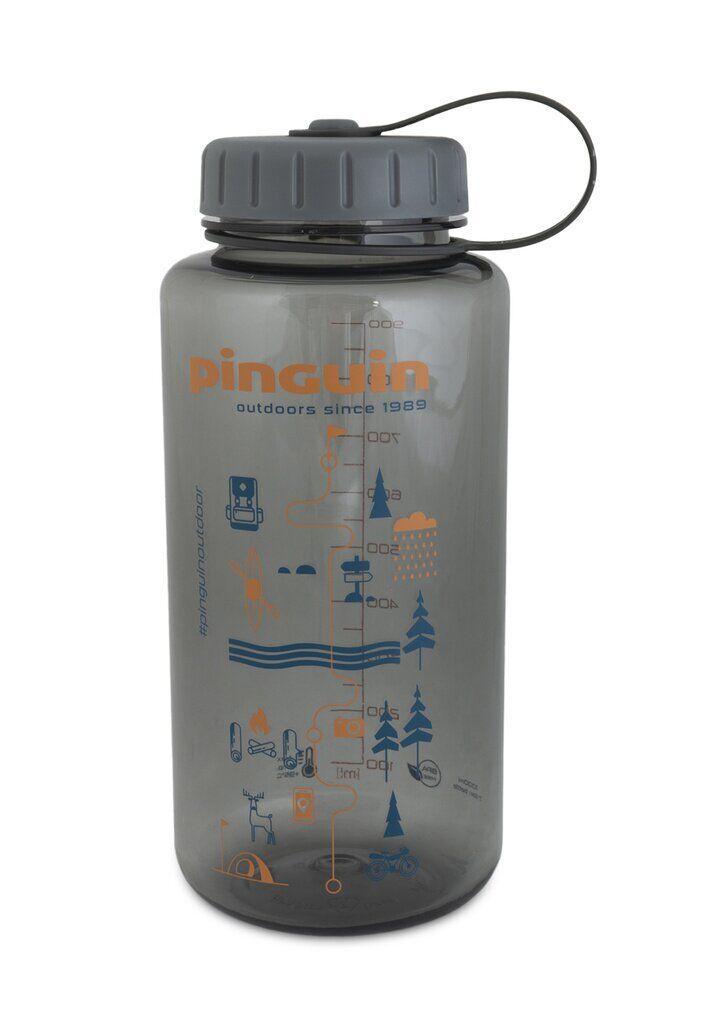 

Фляга Pinguin Tritan Fat Bottle 2020 BPA-free 1,0 L Grey