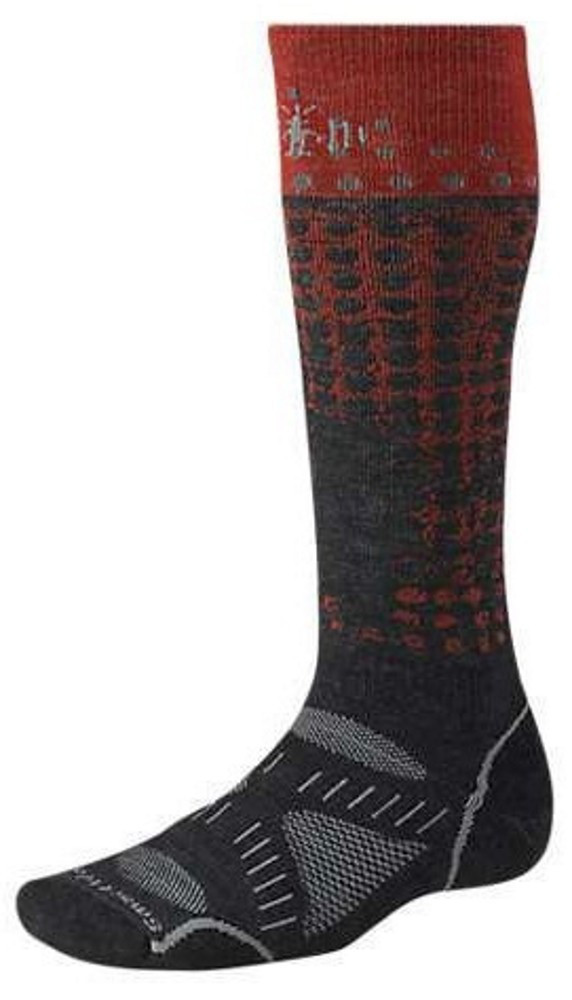 

Термоноски Smartwool Men's PhD Ski Medium Socks 339 XL(46-49), Черный с красным