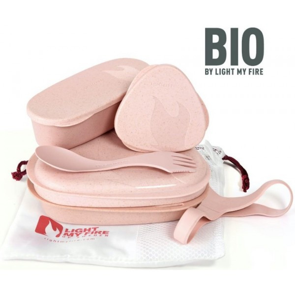 

Набор туристической посуды Light My Fire LunchKit BIO 6 pcs (LMF 24137) Розовый