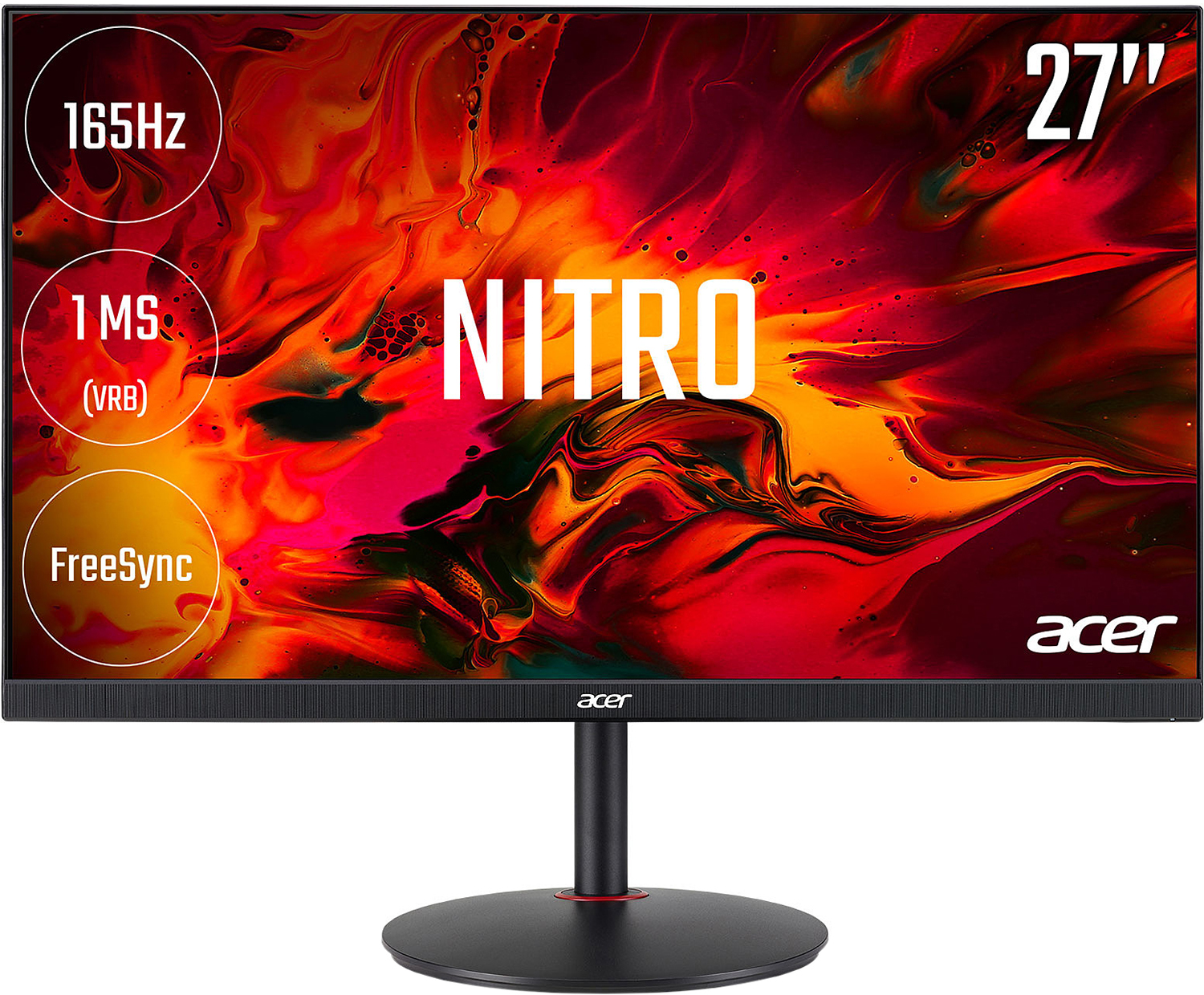 

Монитор 27" Acer Nitro XV270Pbmiiprx (UM.HX0EE.P04) - 165 Гц частота обновления!