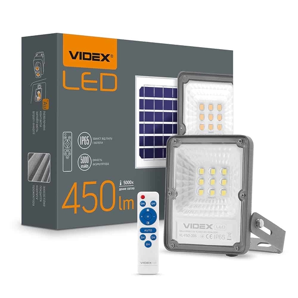 

Прожектор автономный VIDEX 10W 5000K (VL-FSO-205)