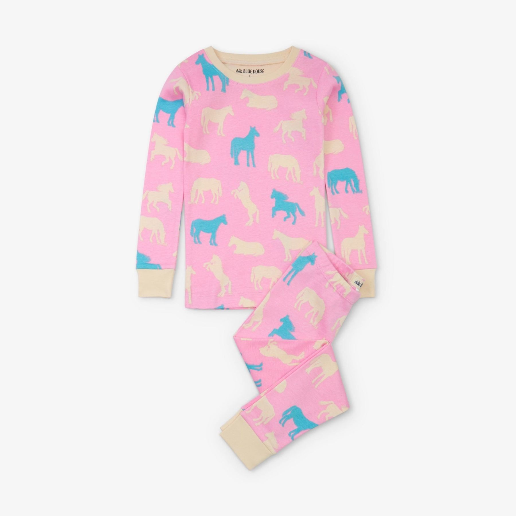 

Піжама Hatley Horse Silhouettes 4A рожевий 104см (PJAFAHO114)