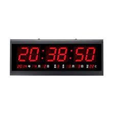 

Настенные электронные часы с красной подсветкой Elite EL-6826 RED LED с календарем и термометром