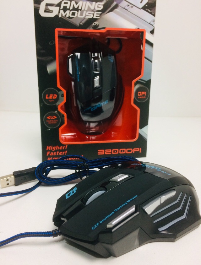 

Игровая мышь проводная Gaming mouse G-509-7 Art-5180 от USB c LED подсветкой Черная (389867)