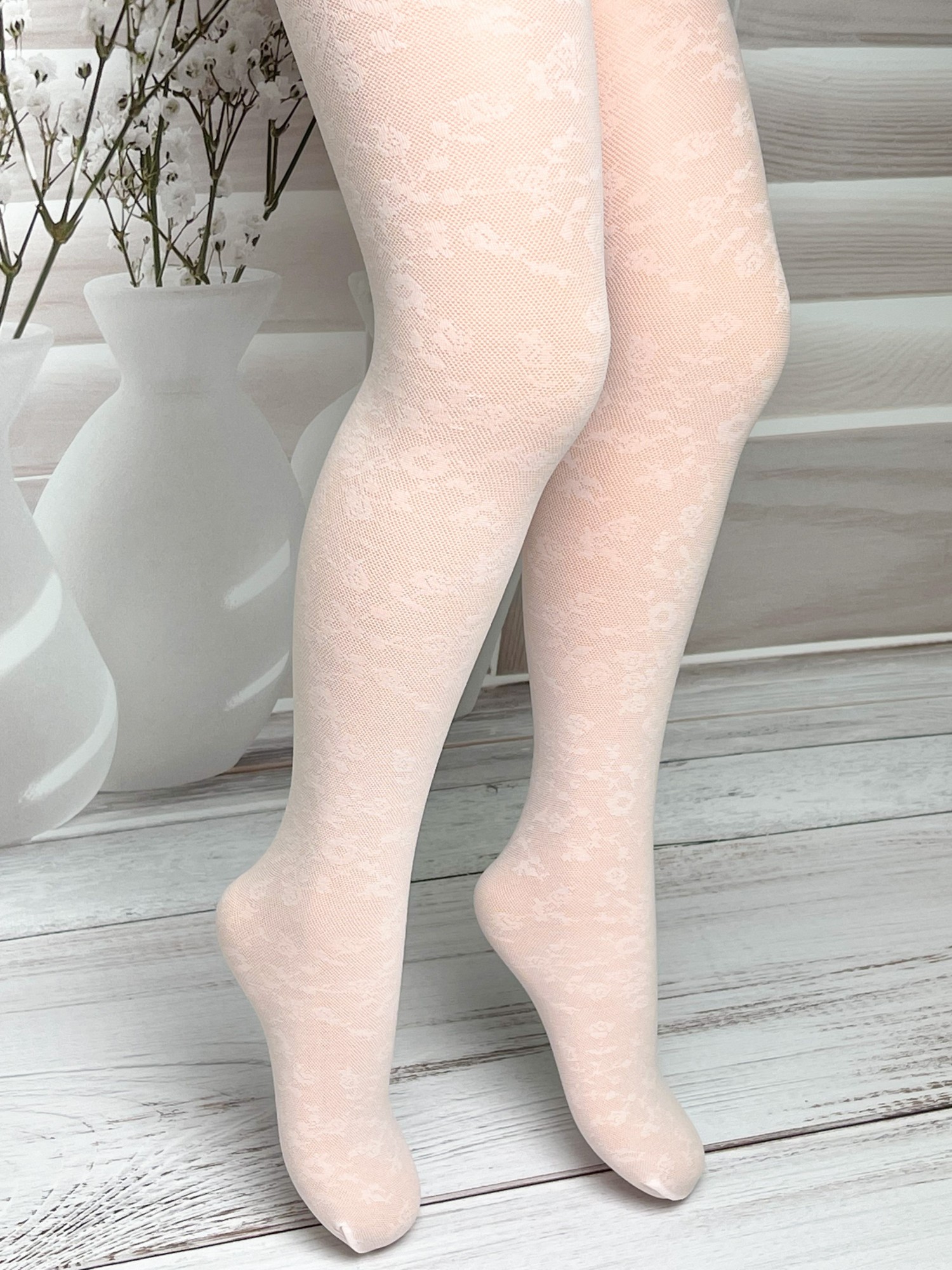 

Капроновые колготы Katamino розовые 106-118 см К60122
