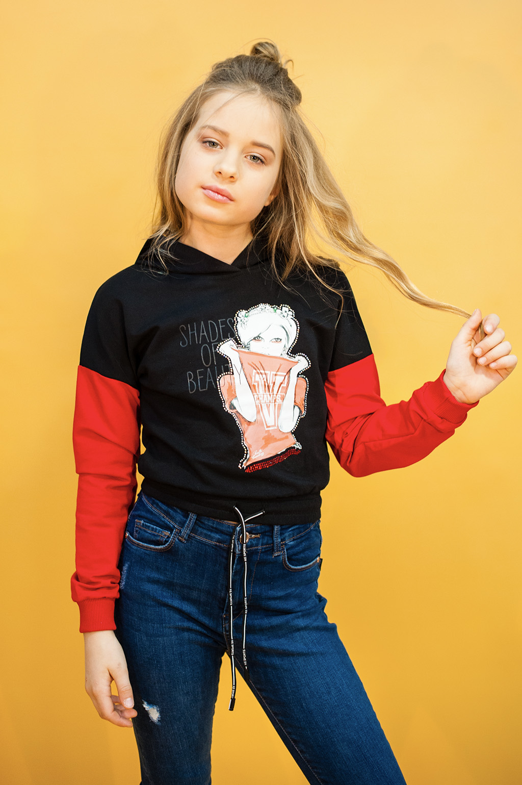 

Худи A-yugi Jeans 140 см Черный