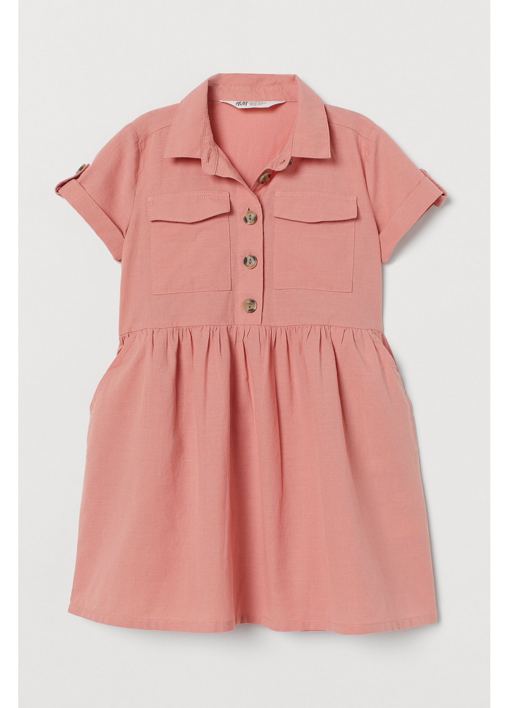 

Платье H&M 92 Розовый 0867582_карманы