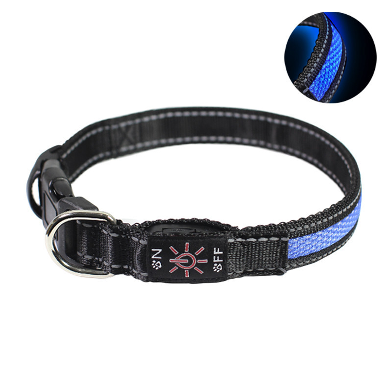 

Ошейник для собак светодиодный Friend CR015 Blue L светящийся LED (SKU_6588-21326)