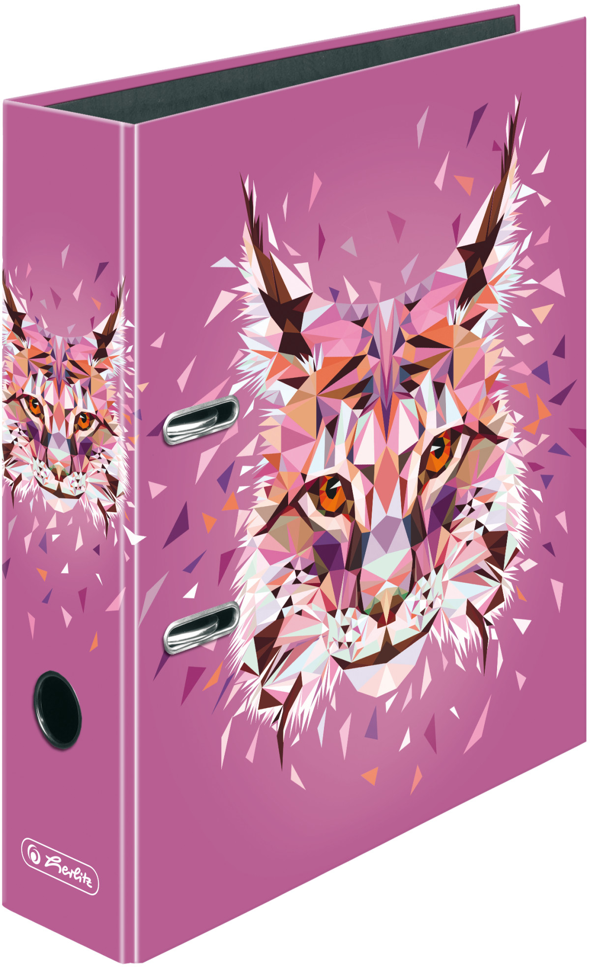 

Папка-регистратор Herlitz А4 8 см Wild Animals Рысь (50027316)