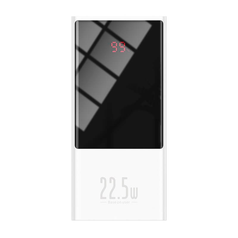 

УМБ Powerbank BASEUS Super mini digital Display power bank 20000mAh |1USB/1Type-C, PD/QC,5A, 22.5W| (PPMN-B02) White
