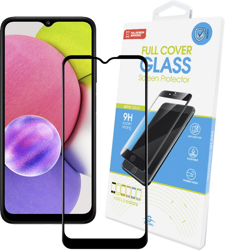 

Защитное стекло Global Full Glue для Samsung Galaxy A03S Black