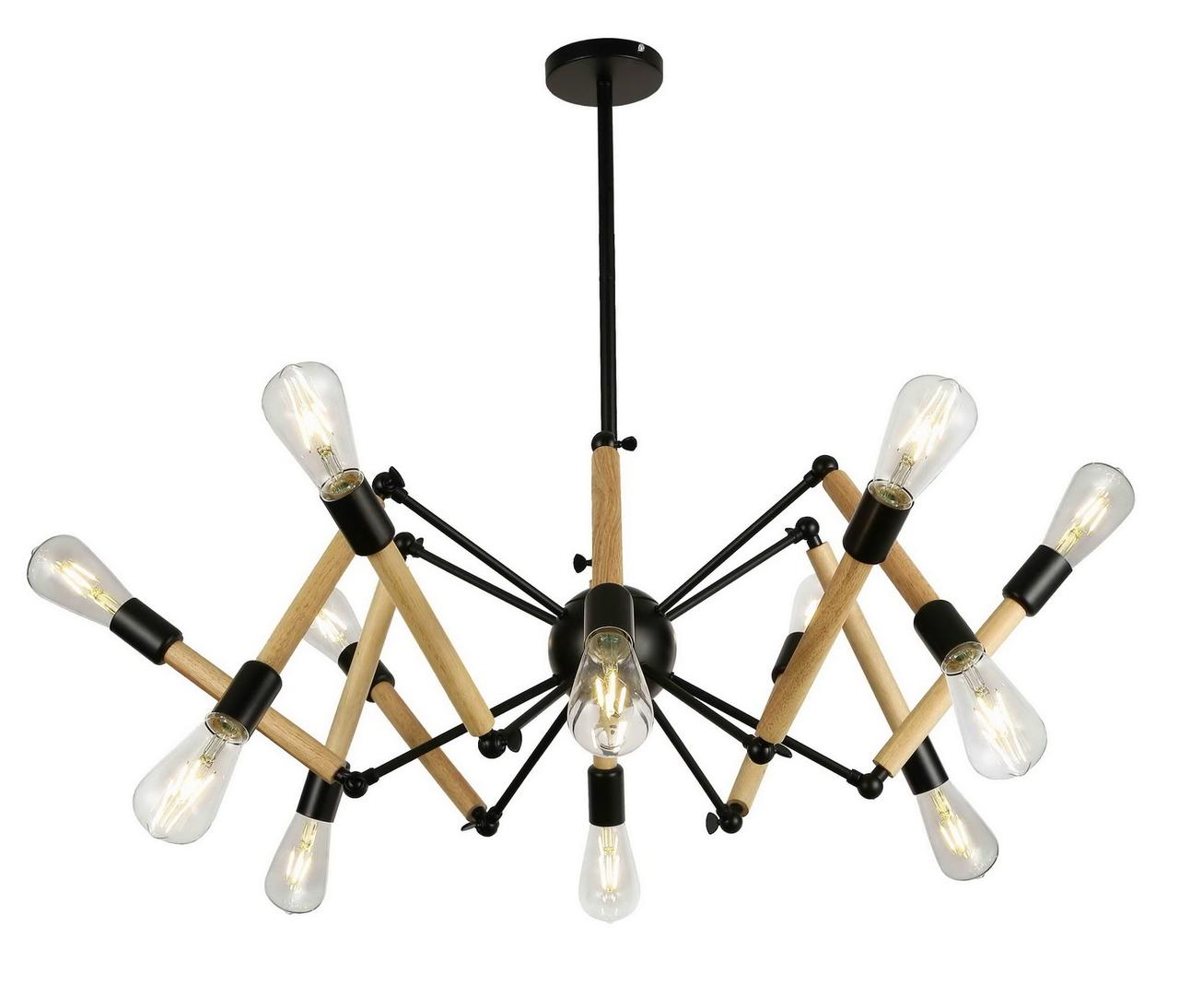 

Люстры LOFT Levistella 909XL1022-12 BK