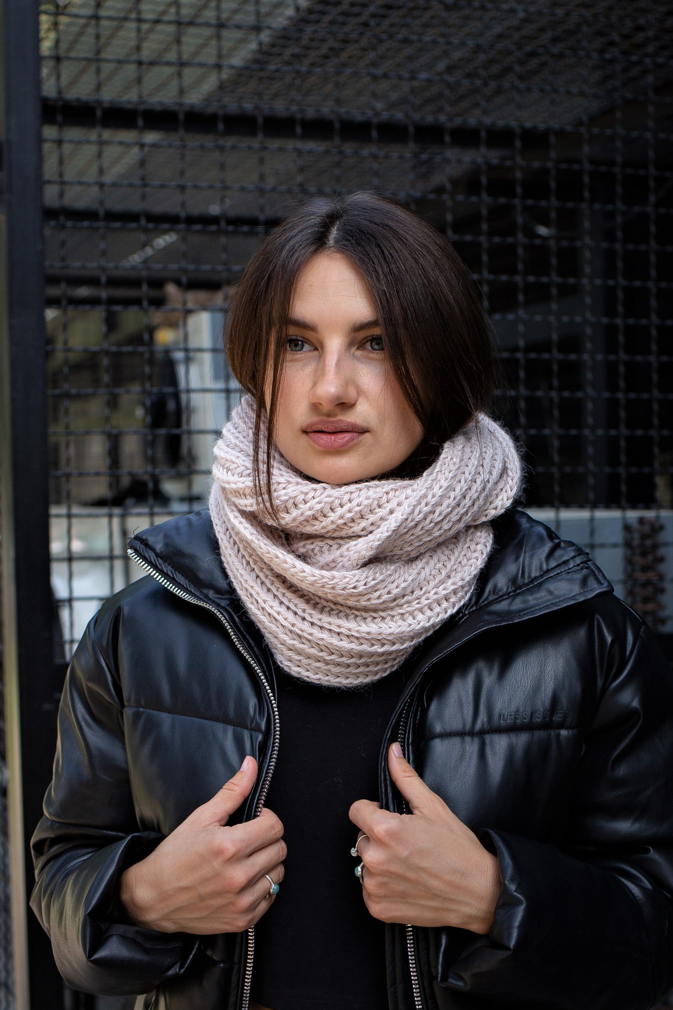 

Шарф Хомут Without Scarf Woman Beige