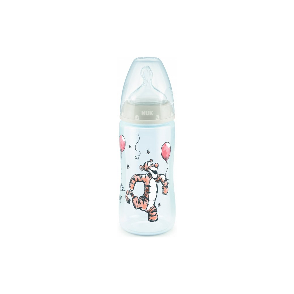 

Бутылочка для кормления Nuk Diswin First Choice Plus c силиконовой соской 300 мл Серый (3952372)