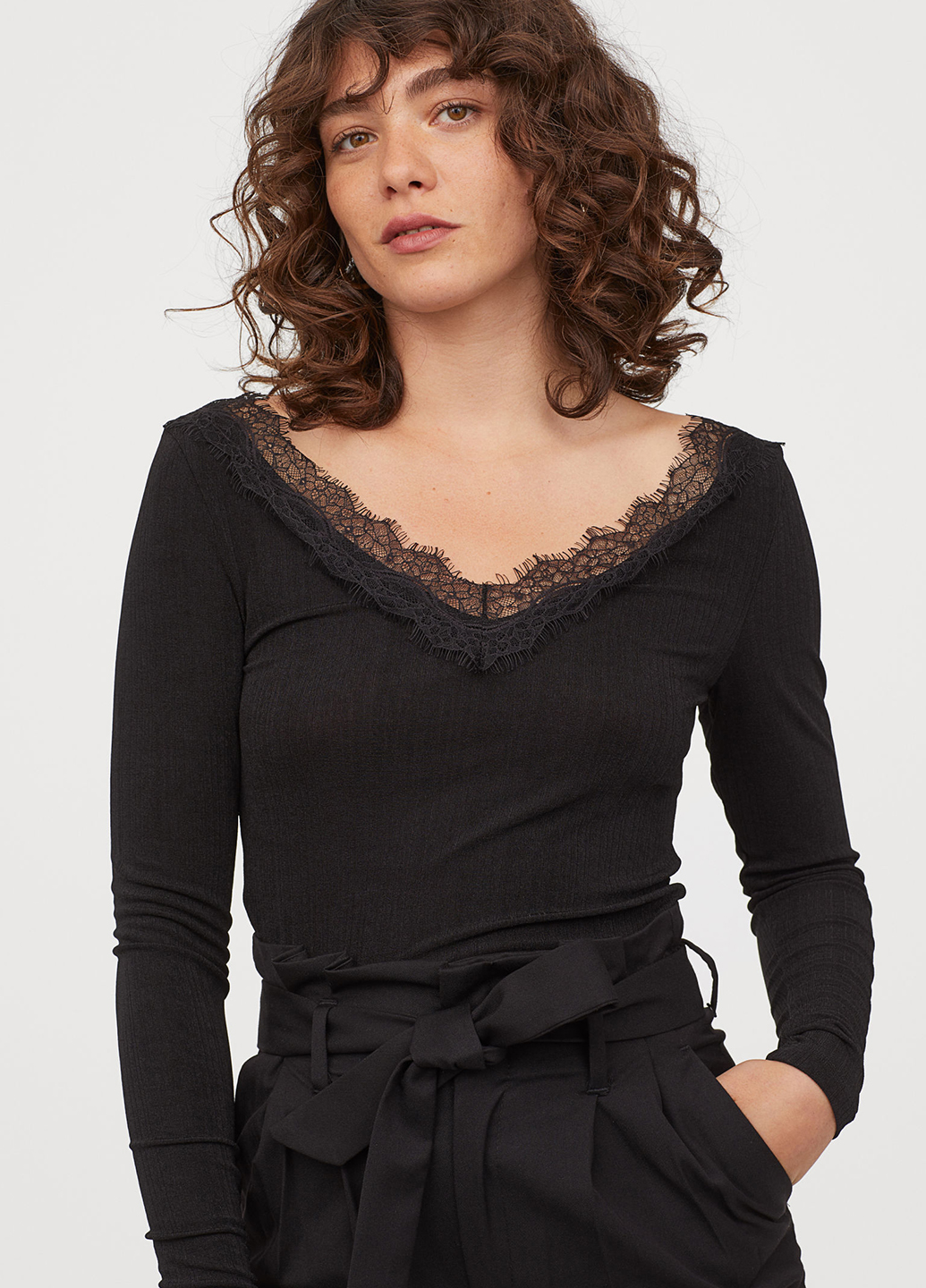 

Блузка H&M XL Черный 0615141