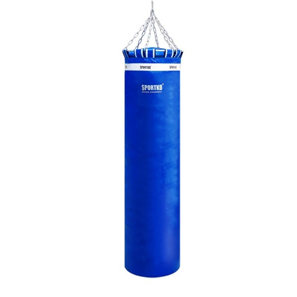

Боксерский мешок SPORTKO МП-155 ПВХ 150 см/50 см/80 кг синий