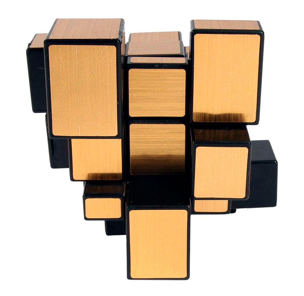 

Золотой Кубик Рубик 3x3 Cube World Magic зеркальный с разными гранями