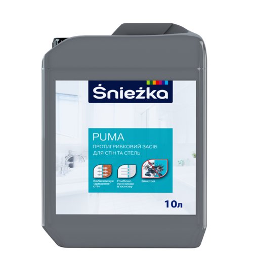 

Грунтовка Sniezka "Пума" антигрибок для стен 10 л Бесцветный (793)
