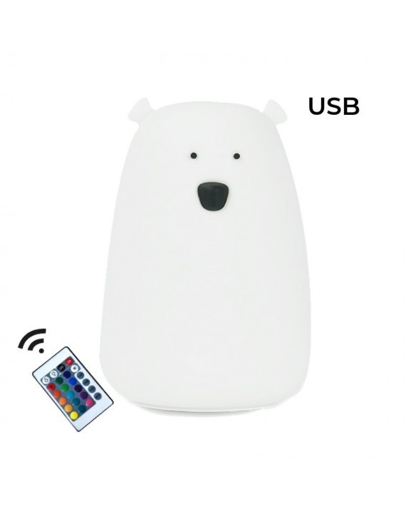 

Лампа Мишка Тедди с дистанционным управлением Rabbit And Friends 52-0043