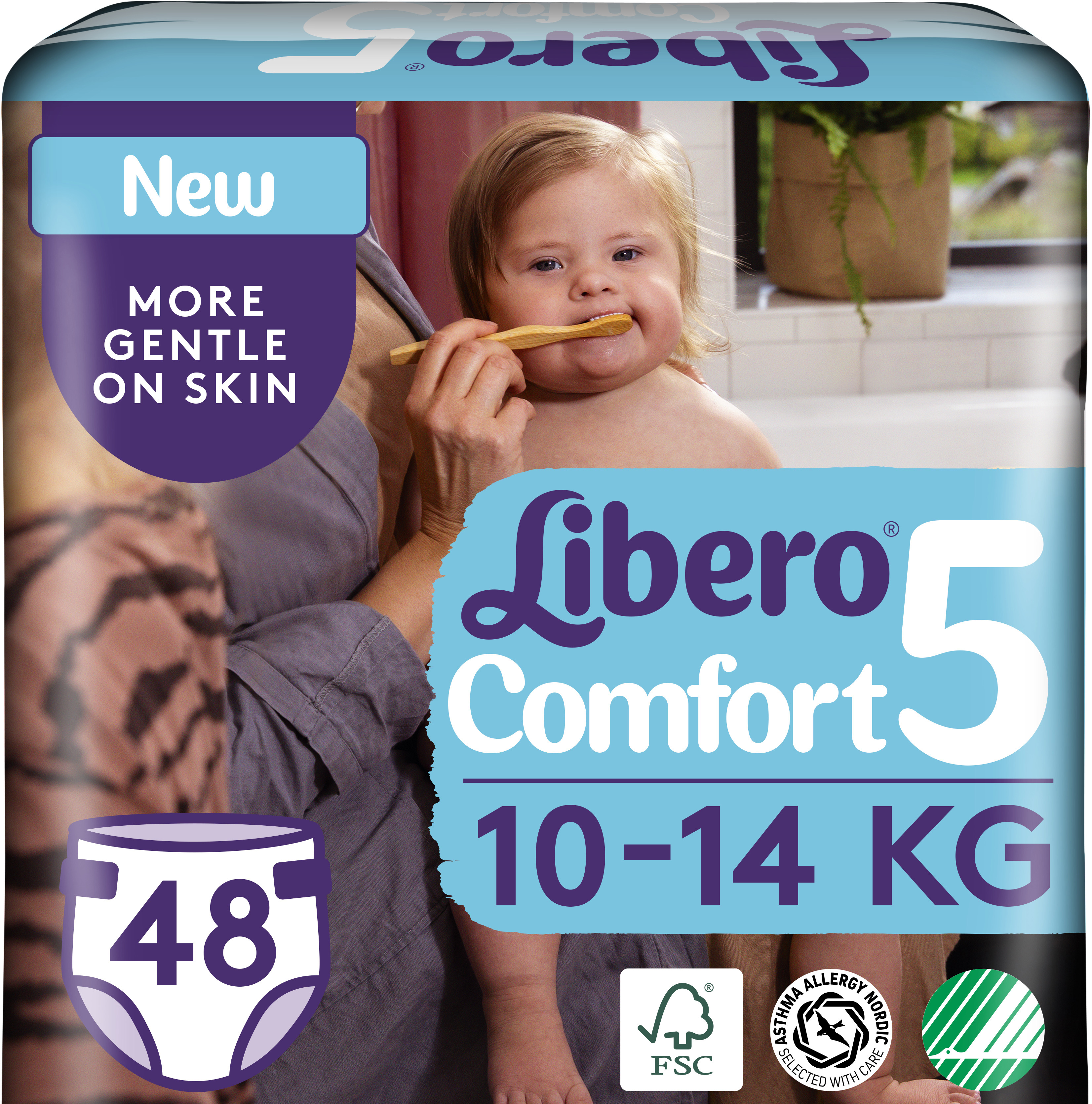 

Подгузники Libero Либеро Comfort 5 10-14 кг 48 шт одноразовые (7322541083797)