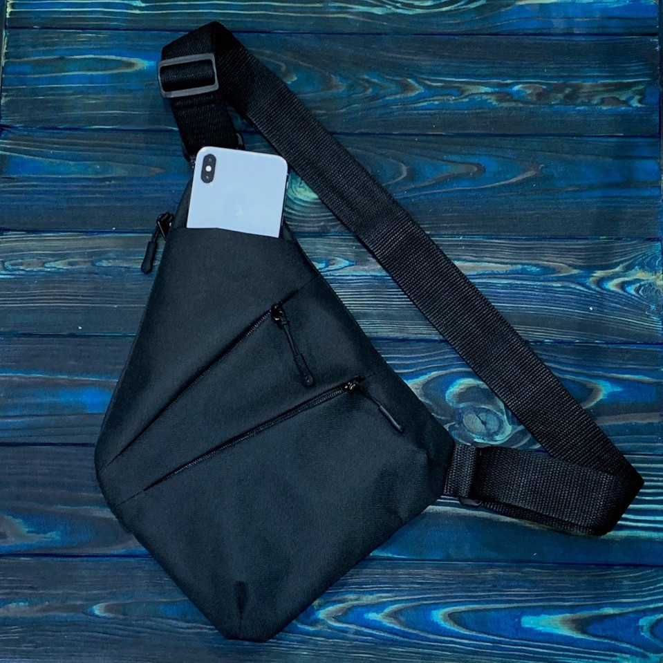 

Мужская сумка-рюкзак Intruder Crossbody черная (001SAG 0998)