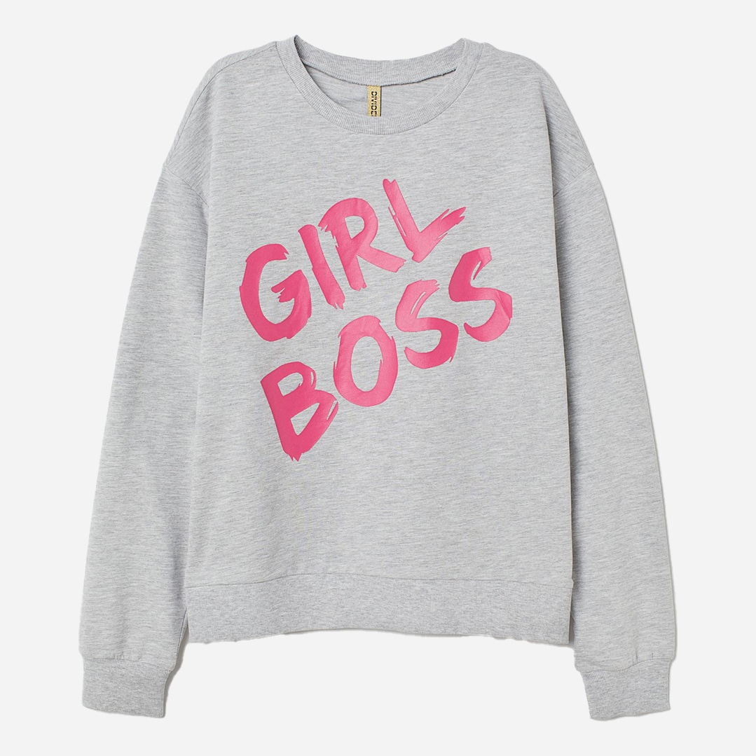 

Свитшот H& 7615824 М Серый, Свитшот H&M 7615824 М Серый