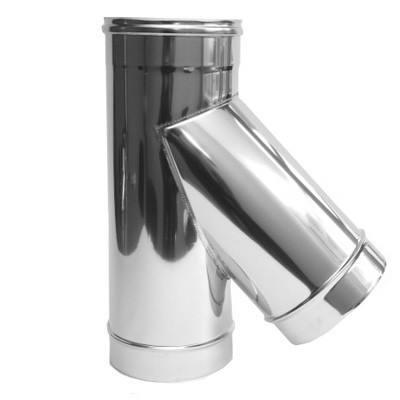 

Тройник STALAR 45° из нержавеющей стали Ø180 0.5мм элемент дымохода