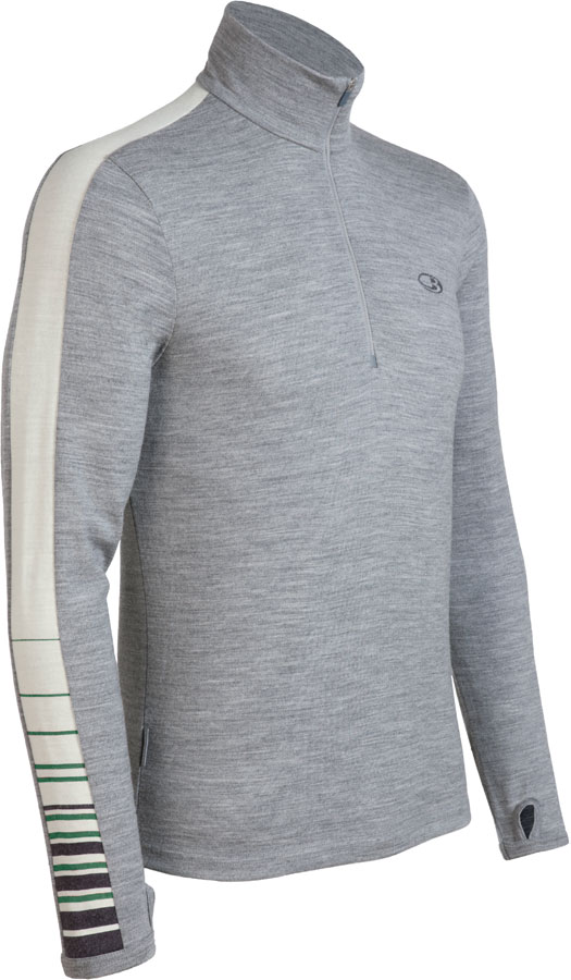 

Термокофта Icebreaker BF 260 Apex Zip MEN metro/grass S (IBF B57 L23 S)