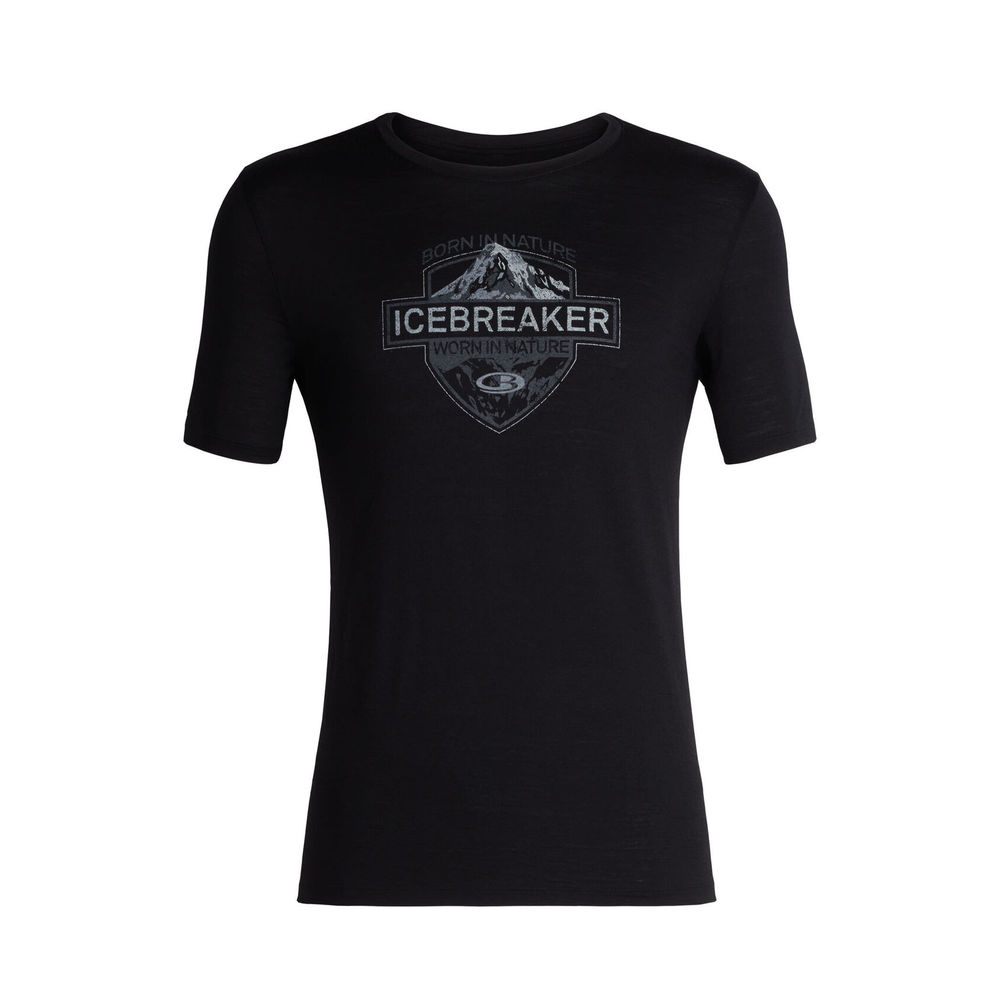 

Термофутболка Icebreaker Tech Lite SS Crewe Alpine Crest Black  (104 312 001, Термофутболка Icebreaker Tech Lite SS Crewe Alpine Crest Black M (104 312 001 M)
