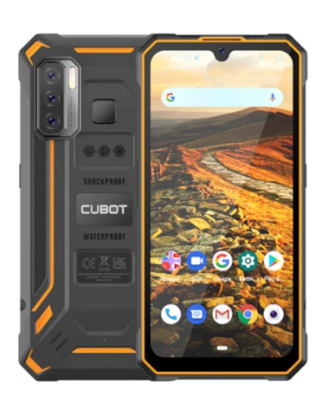 

Защищенный смартфон Cubot KingKong 5 NFC 4/32GB Black-Orange