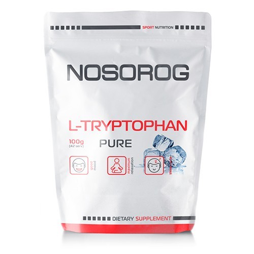 

Аминокислота L-Tryptophan Nosorog Nutrition Л-Триптофан 100 г Без Вкуса