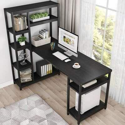 

Дизайнерский Письменный офисный стол с полками в стиле Лофт Loft Design RV719 ()