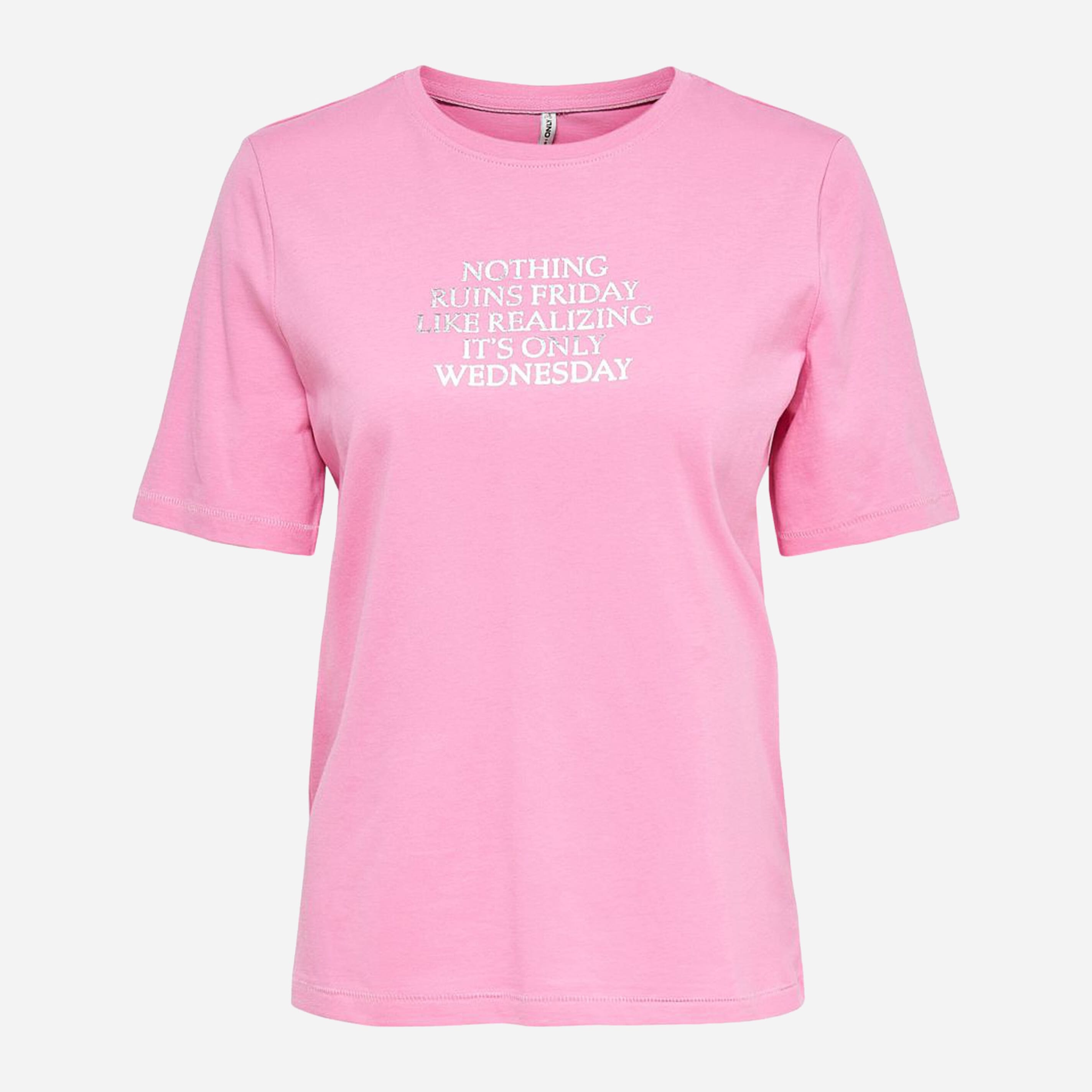 

Футболка ONLY 15239710 S Fuchsia Pink