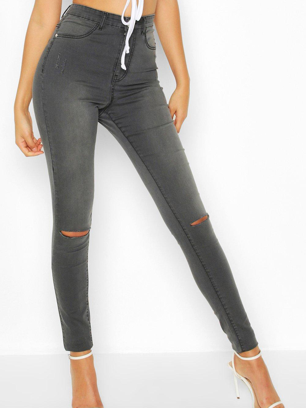 

Джинсы Boohoo bh04500035  Темно-серые, Джинсы Boohoo bh04500035 36 Темно-серые