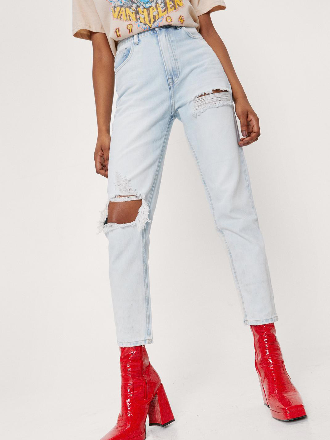 

Джинсы Boohoo Nasty Gal bh04500082 38 Голубые