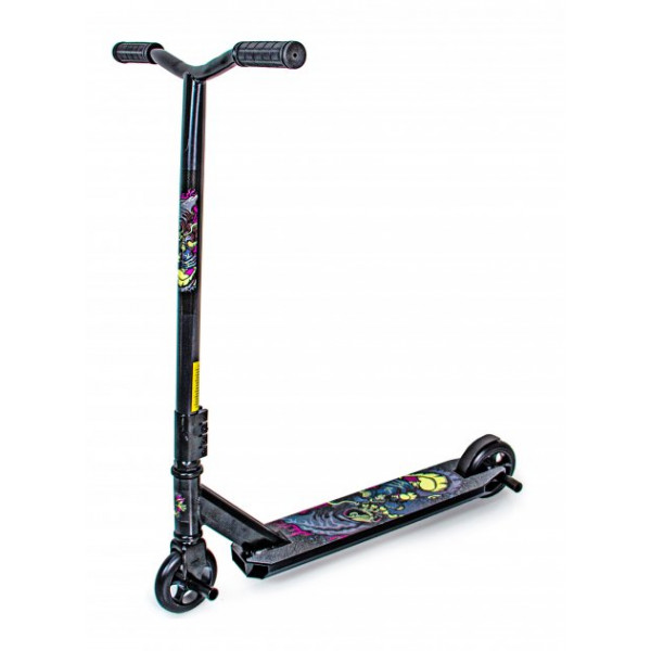 

Детский самокат трюковый Space Sport Leone ABEC 9 Flex Fender Черный (DP-1957298791)