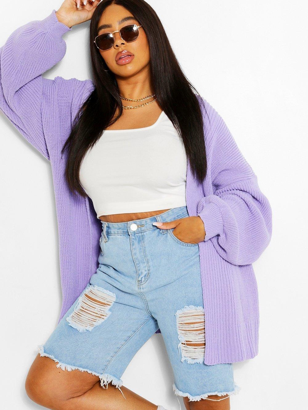 

Кардиган Boohoo bh0330008 44 Сиреневый