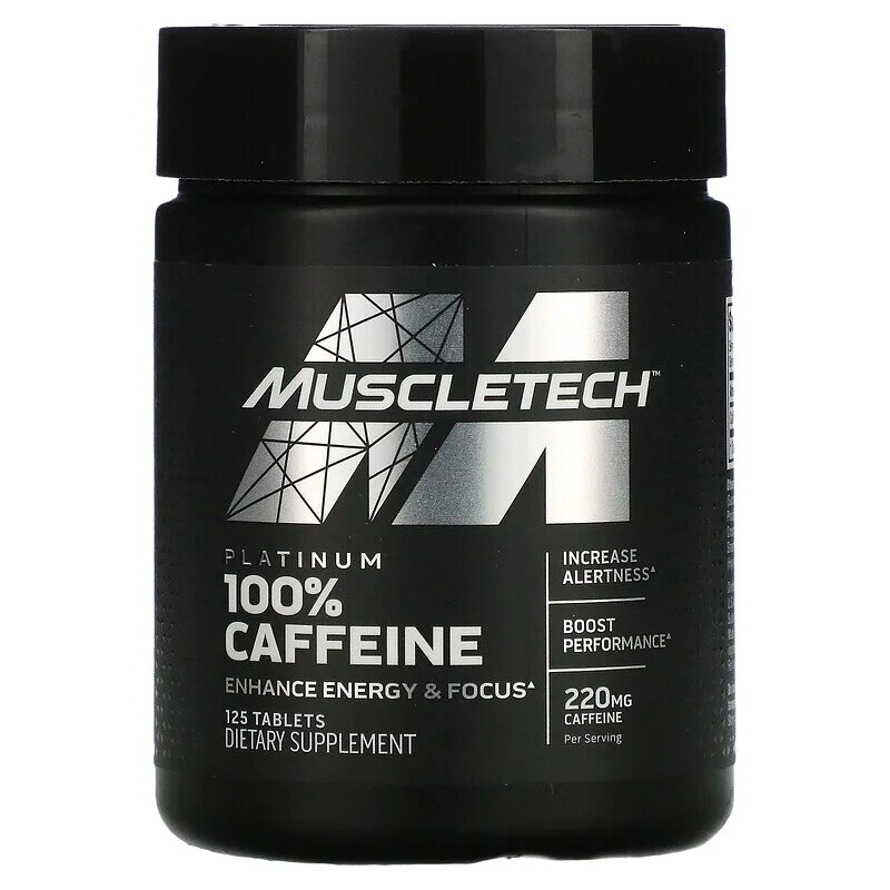 

Muscletech Platinum 100% Caffeine 220 mg 125 таблеток (4384303768)