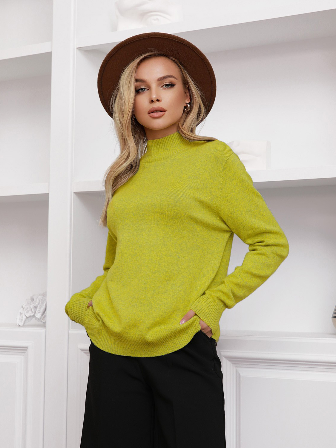 

Водолазка Magnet WN20-46 XXL Оливковая