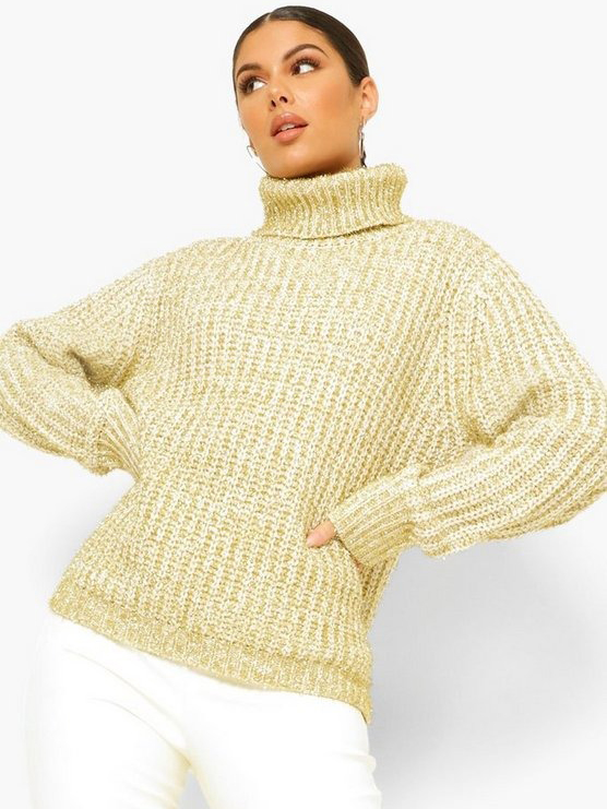 

Свитер Boohoo bh0330010 М Золотистый