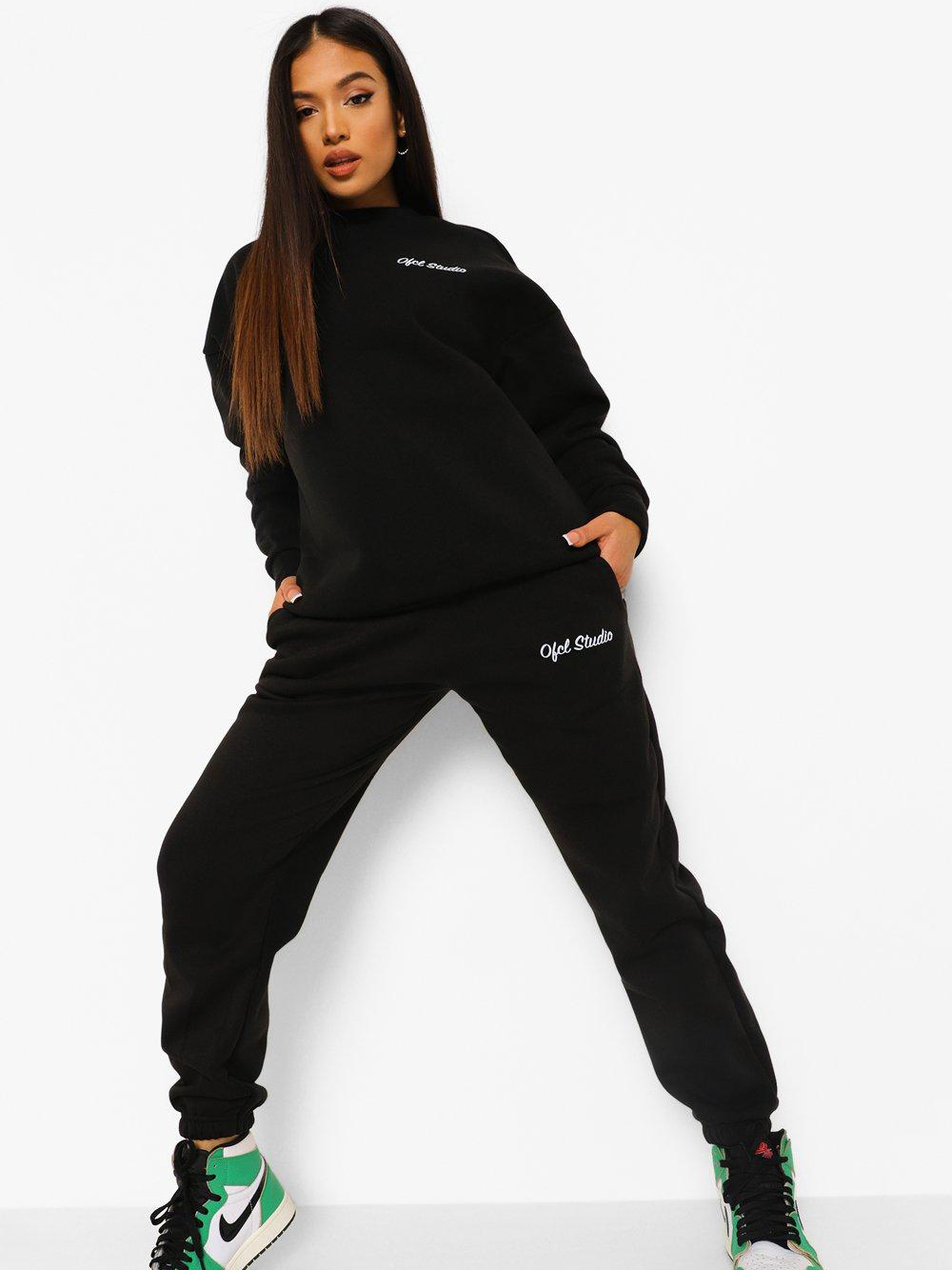 

Спортивный костюм Boohoo bh04600039 38 Черный